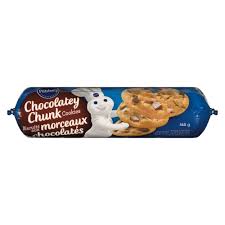 Each package makes 12 big cookies instead of the 24 that are typical of other pillsbury cookie dough packages. Ready To Bake Chocolate Chunk Cookies