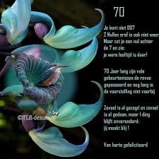 Verjaardag Vrouw 70 Jaar Bloemen