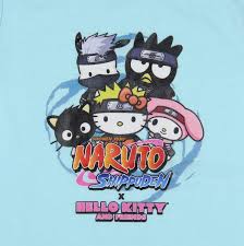 Amazon.com: Naruto Shippuden X Sanrio - Camiseta de Hello Kitty and Friends  para niña, Azul : Ropa, Zapatos y Joyería