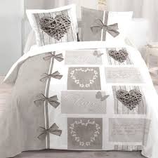 Housse De Couette Et Deux Taies 240 Cm Heart Taupe Clair Linge De Lit Parure De Lit Linge De Lit Couvre Lit Enfant