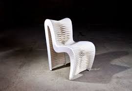 The Seat Belt Chair From Phillips Collection Is Truly Functional Art Definite Statement Piece For Residential Or C White Dining Chairs Dining Chairs Furniture