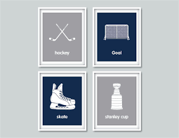 Wayfair.com has been visited by 1m+ users in the past month Hockey Art Children S Wall Art Prints Hockey Decor By Wallerbee 27 00 Art Wall Kids Boy Room Art Kids Art Prints