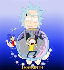 Rick And Morty X Labyrinth Rick And Morty Tv Animation Morty