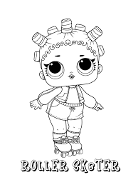 Sis swing lol surprise doll coloring page #16552155. Unicorn Lol Doll Coloring Page Free Printable Coloring Pages For Kids
