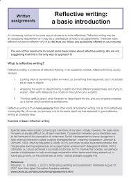 Reflective Writing Is Thus More Personal Than Other Kinds Of Academic Writing We All Thi Academic Writing Reflective Essay Examples Reflective Journal Example