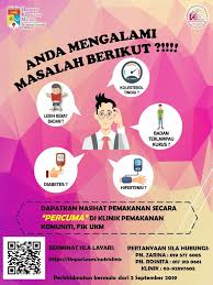 These programmes were placed under the. Ukm Malaysia On Twitter Semua Warga Ukm Serta Masyarakat Umum Dijemput Untuk Menyertai Sesi Saringan Kesihatan Dan Kaunseling Pemakanan Di Klinik Pemakanan Komuniti Fakulti Sains Kesihatan Ukm Maklumat Lanjut Di Https T Co Pulhoy6fjv Ukm