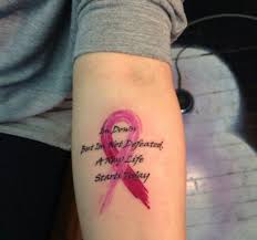 Breast cancer tattoos has pink ribbon as its symbol. Breast Cancer Tattoos Tattoo Designs For Women