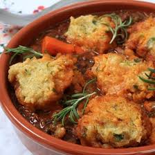 Oven Baked Beef Casserole With Herby Dumplings Magic Skillet Recipe Stew And Dumplings Quorn Recipes Recipes