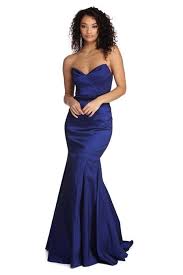 2019 Women S Blue Prom Dresses Windsor Store Dresses Sweetheart Dress Strapless Dress Formal