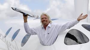 / die rakete der raumfahrtfirma von jeff bezos erreichte bei ihrem 15. Richard Branson Fliegt Vor Jeff Bezos Ins All