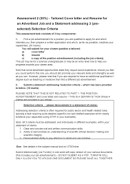Include achievements that required acute attention to detail in your cover letter and resume. Assessment 2 Cover Letter Resume And Selection Criteria Studocu
