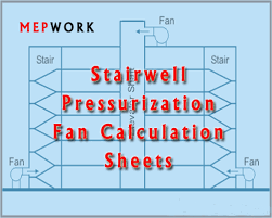 download staircase pressurization fan cfm calculation sheet