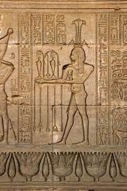 Ancient Egyptian Sunken Relief Depicting The God Of Nile Hapy And Hieroglyphs Ancient Egyptian Ancient Egyptian Art Egyptian Gods Egyptian ancient art anubis sculpture.
