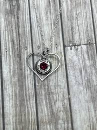 Heart Bullet Necklace Small Town Gems