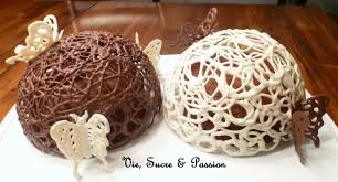 Domes De Dentelle Et Papillons En Chocolat Papillons En Chocolat Deco Chocolat Chocolat