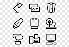 Download png download svg edit/create icon new. Hobby Icon Design Clip Art Black And White Office Elements Transparent Png