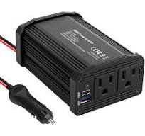 Lukyamzn 300-Watt Car Power Inverter DC 12V to 110V AC ...