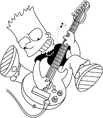 The Simpsons Coloring Pages Bart Simpson Coloring Pages Simpsons Drawings Simpsons Art Skull Coloring Pages