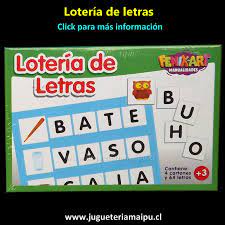 Ver más ideas sobre loterias para niños, abecedario para imprimir, lotería. Loteria De Letras Diseno4 Jugueteria Maipu