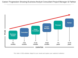 Career Progression Showing Business Analyst Consultant
