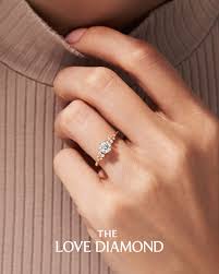 Mark your forever with The Love Diamond - a radiant center stone ...