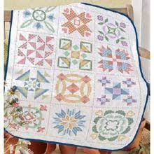 Get stamped cross stitch kits and create your very own gorgeous embroidery when you shop in the sewing section at hsn.com. 27 Stamped Crossstitch Quilts Ideas In 2021 Quilts Cross Stitch Cross Stitch Kit