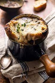 Creamy French Onion And Mushroom Soup Half Baked Harvest Recipe Half Baked Harvest Recipes Half Baked Harvest Confort Food