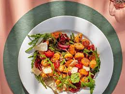Sheet Pan Gnocchi Bon Appetit In 2021 Gnocchi Cherry Tomato Sauce Clean Recipes