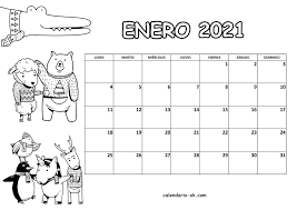 Calendario de actividades en fundación juan march, madrid, fundación juan march. Plantilla Calendario Enero 2021 Para Imprimir Pdf