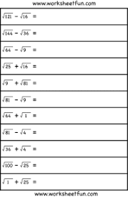 square root free printable worksheets worksheetfun
