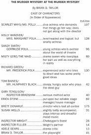 Free murder mystery party scripts. The Murder Mystery At The Murder Mystery