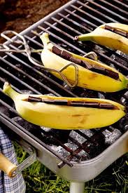 Schokobananen Vom Grill Rezept Lecker Schokobananen Grill Dessert Gegrilltes Essen