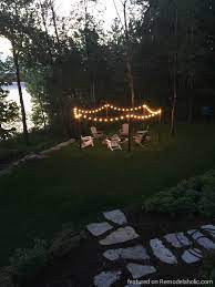 Check spelling or type a new query. Remodelaholic Easy Diy Outdoor Lighting Around A Fire Pit