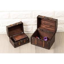 Use as a keepsake box: Home Garden Furniture Wooden Treasure Chest Box Decorative Wood Storage Trunk Carved Flower Set Of 3