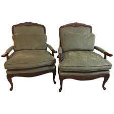 Pair Of Oversized Louis Xv Style Fauteuils Or Lounge Chairs By Lexington In 2020 Lounge Chair Lexington Furniture Wooden Lounge Chair