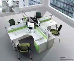 25mm mfc laminated finish with 1 grommet each staff with screen panel : Office Partition Buy Office Furniture China From Ntuple Furniture Co Ltd