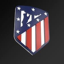 Compra tus entradas para el wanda metropolitano. Atletico Madrid Fc Football Club 3d Logo Game Ready