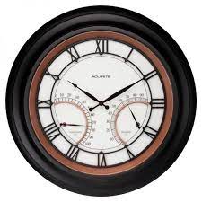 Where should i position my outdoor clock to get an accurate reading from the thermometer? 24 Illuminated Led Large Outdoor Decorative Clock With Thermometer And Hygrometer Combo Acurite