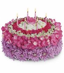 Bite into fresh floral birthday cakes! Make A Wish Birthday Cake Bouquet In Denver Co The Flower Dude Denver