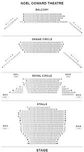 Noel Coward Theatre Seating Plan London Uk