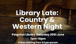 Library Late: Country and Western Night
