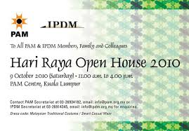 Hari Raya Open House In Selangor Author On D