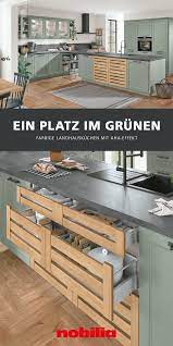 Grune Kuchen Im Landhausstil Kuchen Ideen Landhaus Haus Kuchen Kuche Landhaus Modern