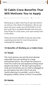 Maybe you would like to learn more about one of these? Cabin Crew Interview Questions Tips Fur Android Apk Herunterladen