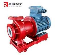 Oleum Resistant Magnetic Coupled FEP PTFE Lined Chemical Acid Pumps