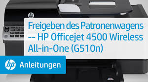 Hallo, ich suche hilfe, mein drucker hat funktion zum, scannen, faxen und kopieren, jetzt möchte ich das erste mal, scannen und auf computer . Freigeben Des Patronenwagens Hp Officejet 4500 Wireless All In One G510n Youtube