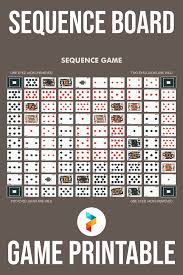 Sequence is easily the most played game in our family board game collection. 10 Best Sequence Board Game Printable Printablee Com