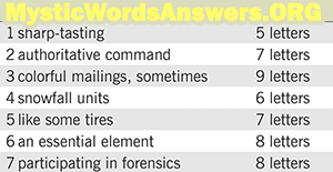 ©2015 clue search puzzles™ all registered trademarks are the properties of their respective owners. Participating In Forensics 8 Letters 7 Little Words