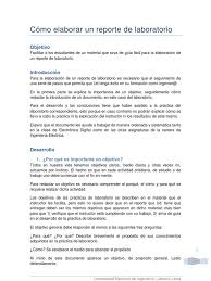 Un reporte financiero constituye un documento que informa sobre la salud financiera de una empresa u organización. Como Elaborar Un Reporte De Laboratorio Laboratorios Ciencia Cognitiva