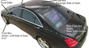 S Class W221 Fuse List Location Relay Chart 2006 2013